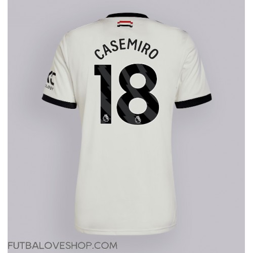 Dres Manchester United Casemiro #18 Tretina 2024-25 Krátky Rukáv